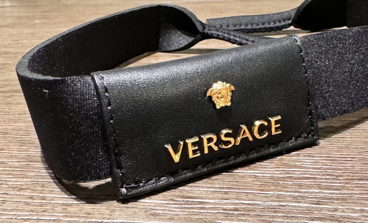 Versace Sunglasses Eyeglasses Black Strap Leash Authentic  display picture 2