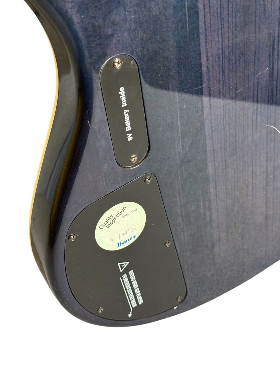 Ibanez SRX3EXQM1 4 String Bass Guitar Trans Blue | eBay