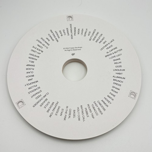 Catch Phrase 16 Word/Phrase Disks 1994 Replacement Pieces Parts eBay