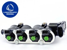 Landirenzo Injektor Rail 4 Zyl. komplett mit Sensor GI25-22 grün Injektor LPG