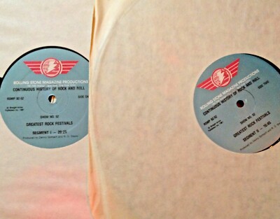 RADIO SHOW: ROLLING STONE FESTIVALS 10/2/82 ROLLING STONES, JIMI HENDRIX, CSN&Y
