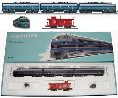marklin 37618 F7＋カブースBaltimore&Ohio R