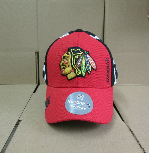 Reebok Chicago Blackhawks Hat Flex Fit 