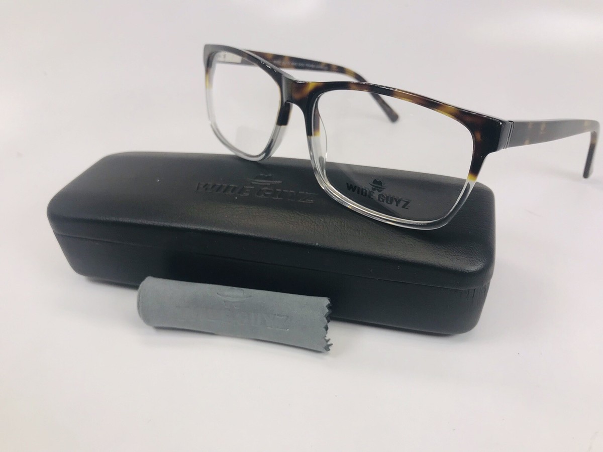 Wide Guyz Tortoise & Crystal Mad Dog Eyeglass 63mm for The