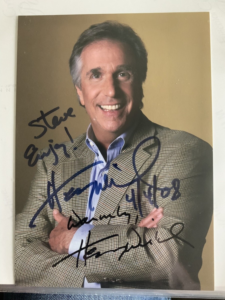 Henry Winkler personalized autographed small color photo | eBay