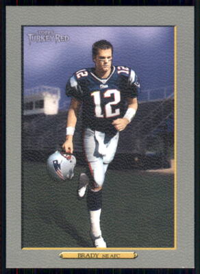 2006 Topps Turkey Red #280a Tom Brady White Press box in background