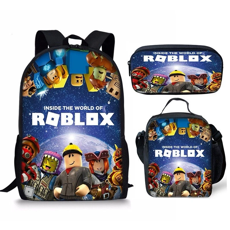 Roblox Backpack Roblox 3 Piece Backpack 17 Inch Casual Travel Backpack
Opens in a new window or tab
