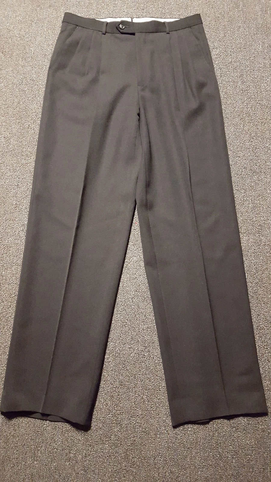 Pantaloni GIVENCHY MONSIEUR da uomo neri stracciati made in USA taglia 33R