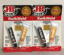 J-B Weld 8276 KwikWeld Twin Tube Quick Setting Steel Reinforced Epoxy 2-Pk