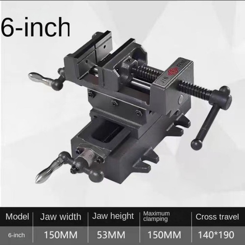 3-inch Precision Cross Vise Heavy Duty Vise Two-way Mobile Vise Work Bench - Picture 10 of 11