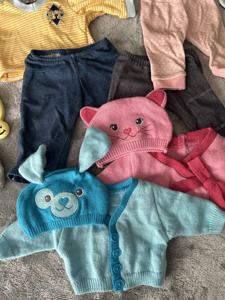 BITTY BABY 100% LOT American Girl Doll Baby Doll Clothing Lot bundle +BRUSH - Image 2 of 4