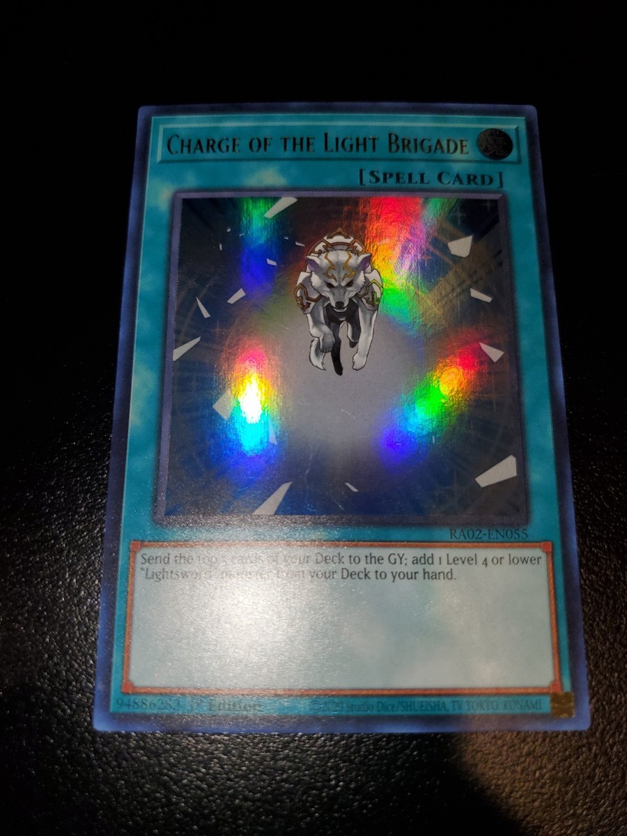 Yugioh Charge Of The Light Brigade UR 1st Ed. RA02-EN055 Near Mint | eBay Yugioh Charge Of The Light Brigade UR 1st Ed. RA02-EN055 Near Mint | eBay