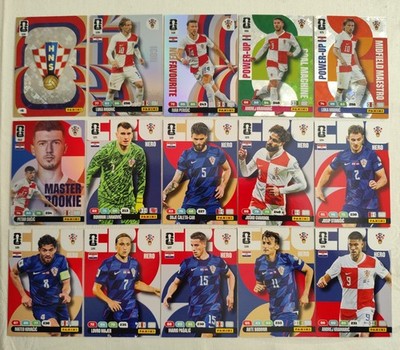 Panini Adrenalyn XL FIFA World Cup 2026 Team Set Croatia Full Alle 15 Karten