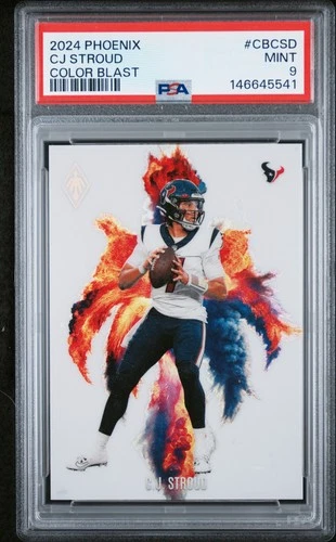 2024 PANINI PHOENIX COLOR BLAST #CBCSD CJ STROUD ROOKIE RC PSA 9