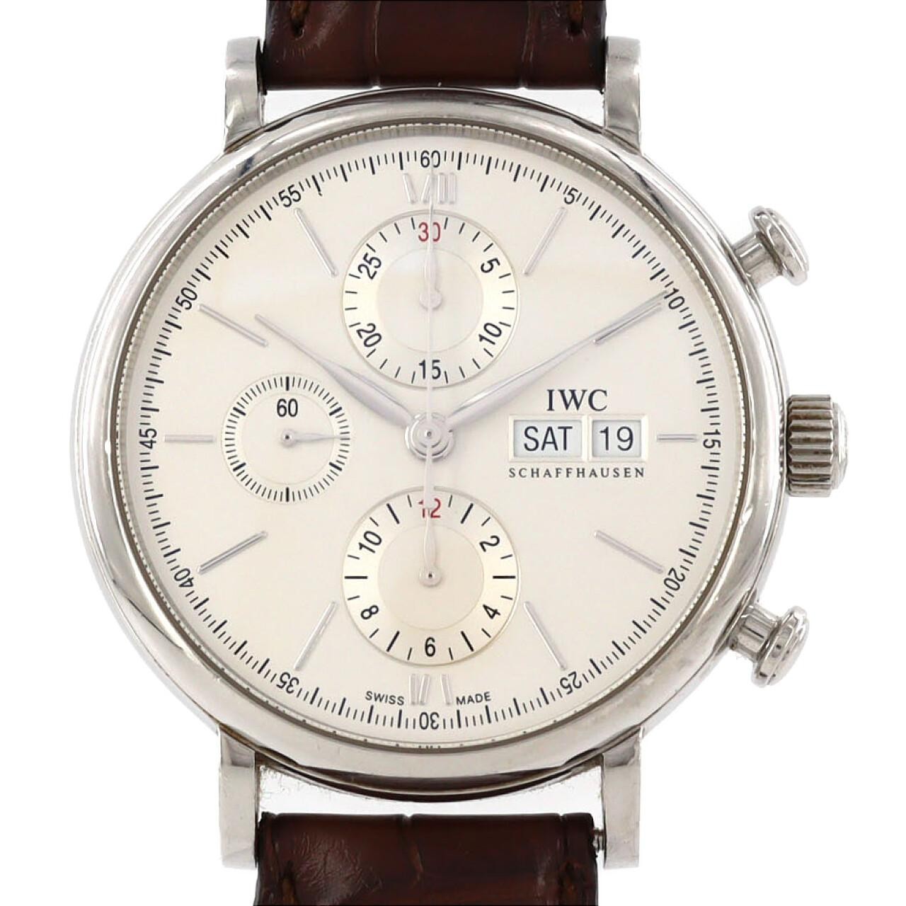 Authentic [Unserviced - Value Price] IWC Portofino Chrono IW391007 Stainless...