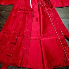 Women's Traditional Hanbok Coat and Scarf Set Official