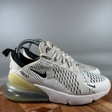 Nike Air Max 270 Womens 7 White Black Light Bone AH6789-100 Sneakers