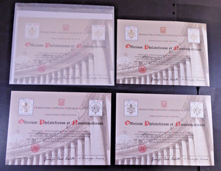 Vaticano 2012 4x bloque "Restauración" /MNH Bl.39 ME 200 franqueo 80€