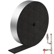 Pipe Insulation Wrap 2" Wide X 32.8 Ft , Outdoor Pipe Foam Insulation Tape Se...