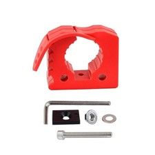 Gummiklemme mit Montageplatte sicher Spatenhalter langlebig f&uuml;r Gel&auml;ndefahrer