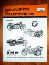 BMW Flat Twin 35-54 Revue Technique Les Archives Du Collectionneur n101 Etat - 