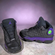 Nike Air Jordan 13 Retro Court Purple GS 884129-015 Size 4Y Black Sneakers 2022