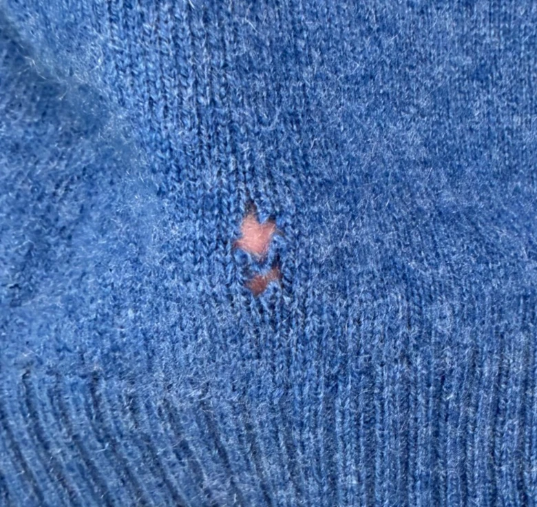 Suéter Kinross Cashmere Para Hombre XXL Azul 1/4 Cremallera Pullover 100% Cachemira Foto 2 de 4