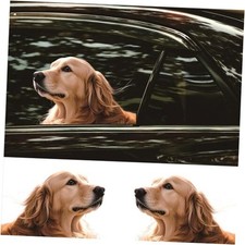 3D Cute Dog Stickers for Car Window Decals LEFT SIDE Golden Retriever