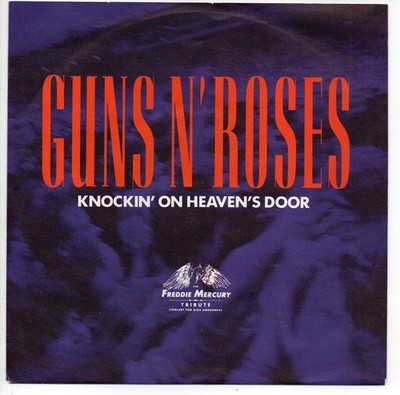 Guns N' Roses   Knockin' On Heaven's Door - Vinyl - Single 7''  im Orig. Cover