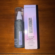 Urban Decay All Nighter Waterproof Setting Spray Natural Finish 24HR-Wear 4 oz