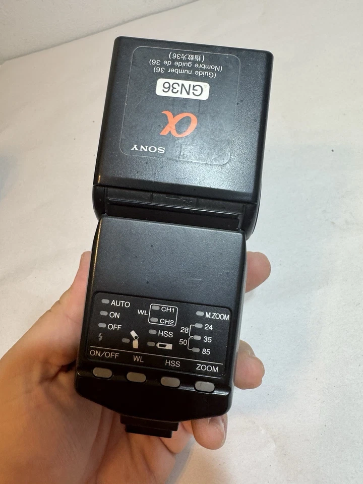 Flash de montaje en zapata Sony HVL F36AM para Sony Foto 4 de 4