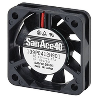 Sanyo Denki SAN ACE Lüfter 40x40x10mm 109P0412H901 DC 12V 6200 U/min 25dBA 3-pin