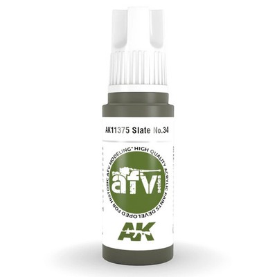 AK Interactive 3rd Gen Acrylic - Slate No.34 17ml (AK11375)