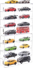 Hot 1/64 Scale Matchbox Wheels Toy Car Display Case Holds 32 Toy Cars Storage Or