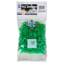 TAVY 1/16 in (1.5mm) Tile Spacers Green 2-Sid...