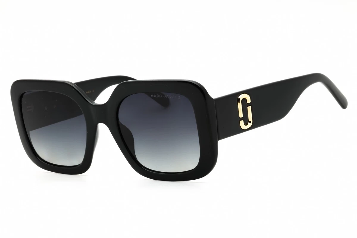 Marc Jacobs Women’s Black Sunglasses- Classic Oversized Frame with case Marc Jacobs MJ 1073/S 807 9O Sunglasses Black - eye-oo.com main image 2