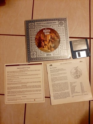 RARE Commodore Amiga Game THE BARD S TALE Adventure Game 100% Tested Working