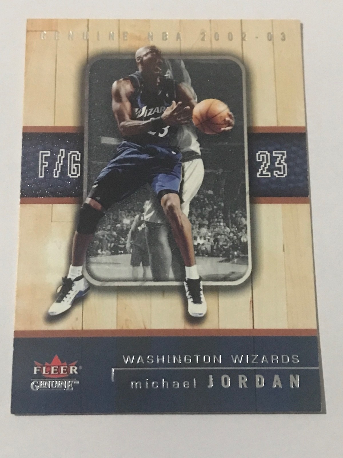 MICHAEL JORDAN 02/03 FLEER GENUINE #23