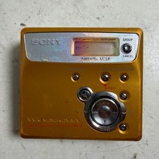 Sony Net MD Walkman MZ-N505 Gold G-Protection Portable MiniDisc Recorder Player