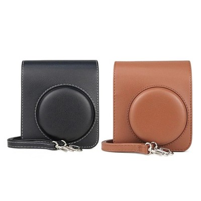 Multi-Functions Camera Bag Shoulder Camera PU Leather Case for Mini40 Camera