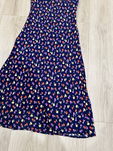 ROUJE Ines Dress Tulipa Marine Floral Print Size 38 - Afbeelding 2 van 14