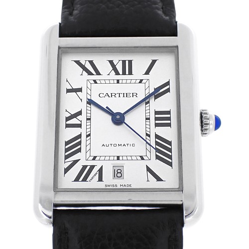 Cartier Tank W5200027 40.9 mm Silver Dial