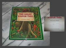Signed & Inscrbd THE GREAT KAPOK TREE Amazon Rain Forest Lynne Cherry 1990 HC/DJ