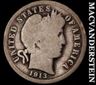 1913 Barber Dime- Silver- Scarce Better Date No Reserve #J6473