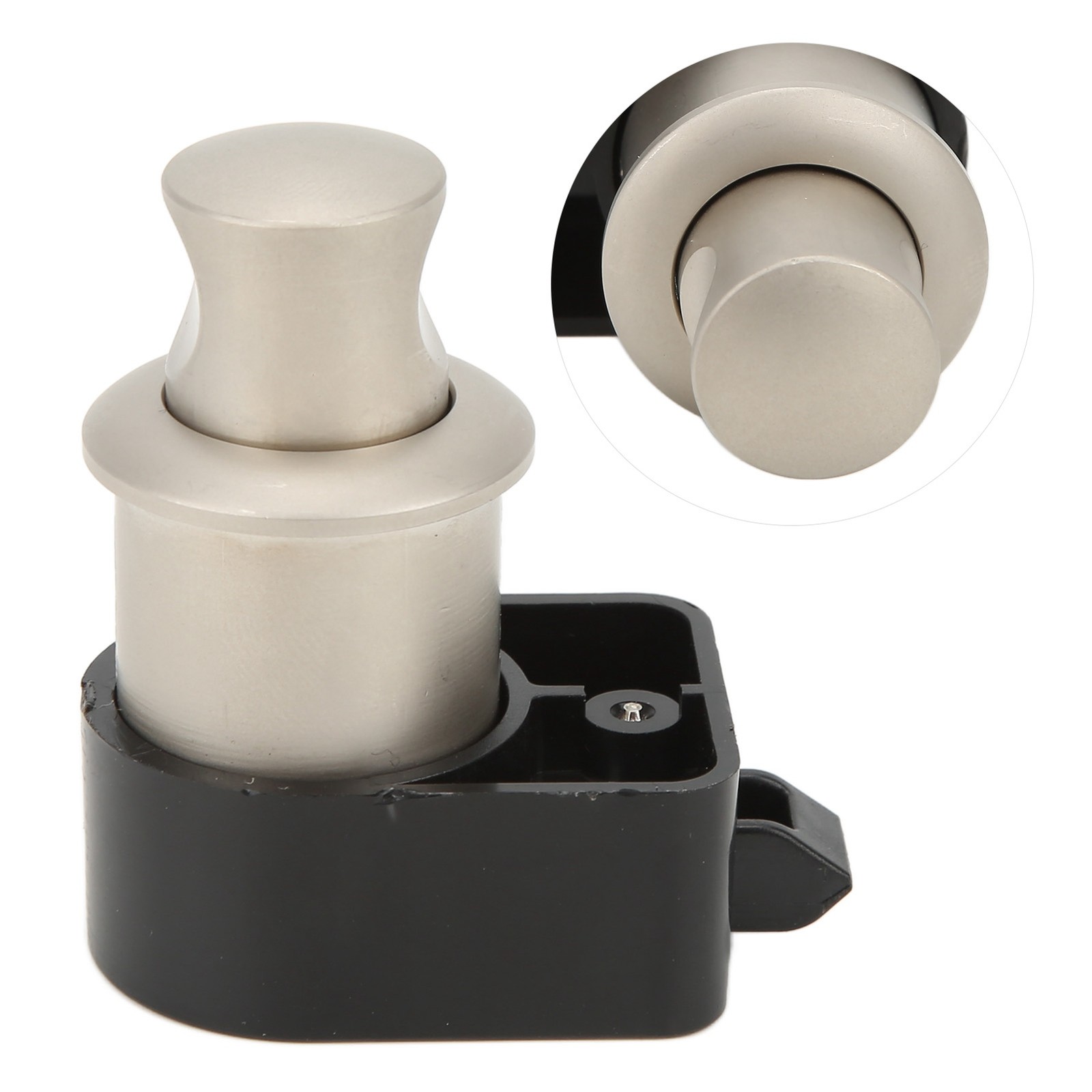RV Push Button Lock Zinc Alloy Door Cabinet Knob Latch For Motorhome Yacht Boat