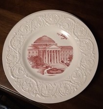 Dallas Hall, Southern Methodist University Plate 10”Wedgewood Made In England