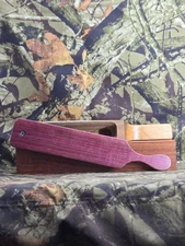 New Custom Made Turkey Box Call Made From Goncallo Alvez With Purple Heart Paddl