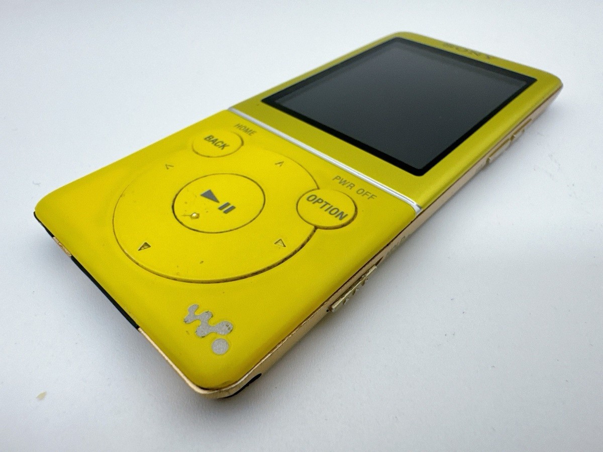 Sony Walkman NW-S774 8GB Yellow MP3 Player Bluetooth S Series