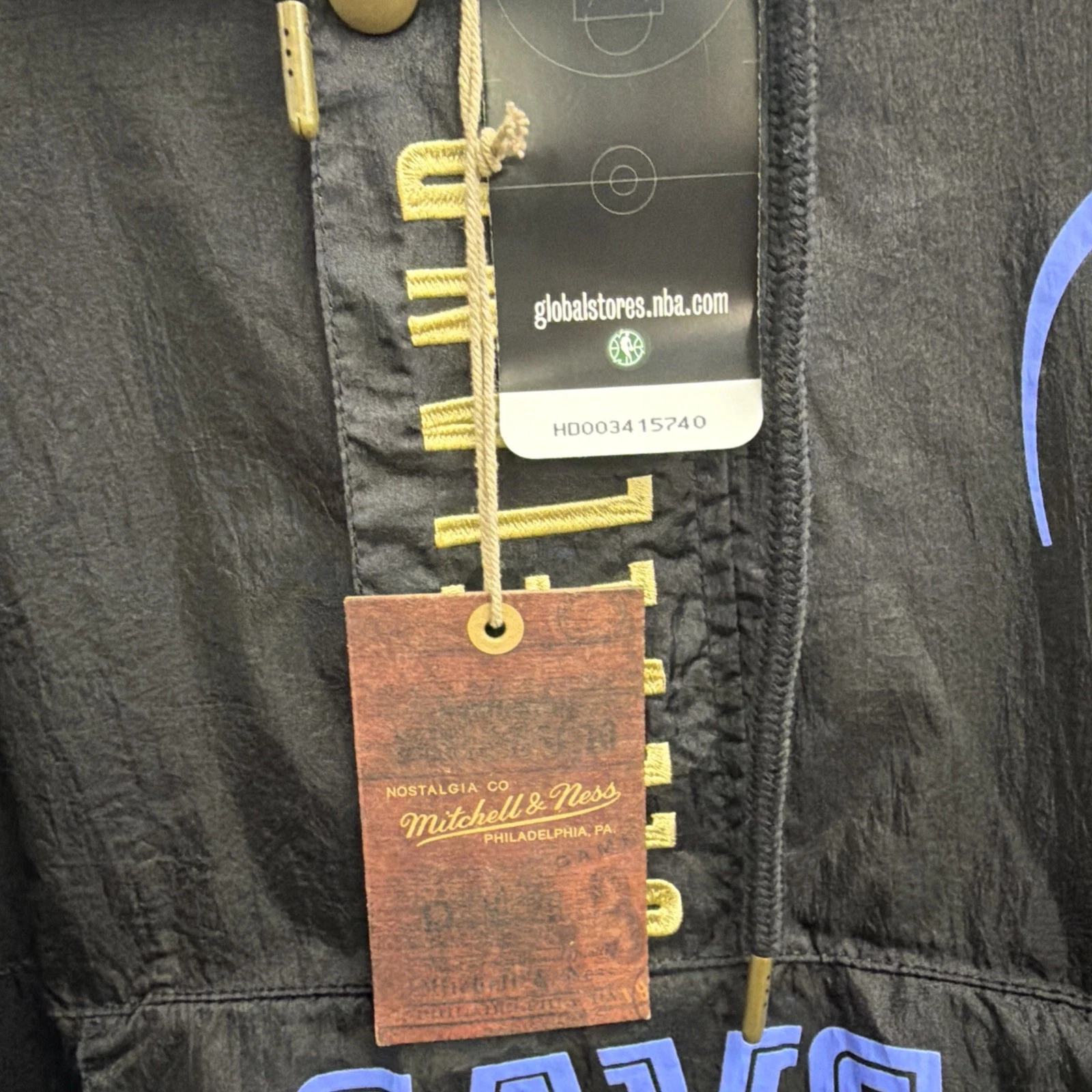 MENS MITCHELL & NESS NBA OG 2.0 ANORAK WINDBREAKER VINTAGE CAVALIERS XL Tall - product detail image 4