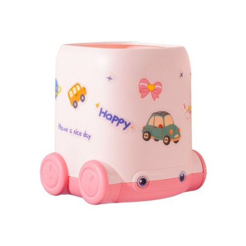Large Capacity Pen Container Car Shape Desktop Organizer School Office
